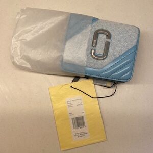 Marc Jacobs The Snapshot Mini Leather Compact Wallet NWT